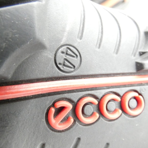 Ecco Yucatan Mens US 10-10.5 Sport Hiking Sandals Black Brown Leather Outdoor - Picture 8 of 9